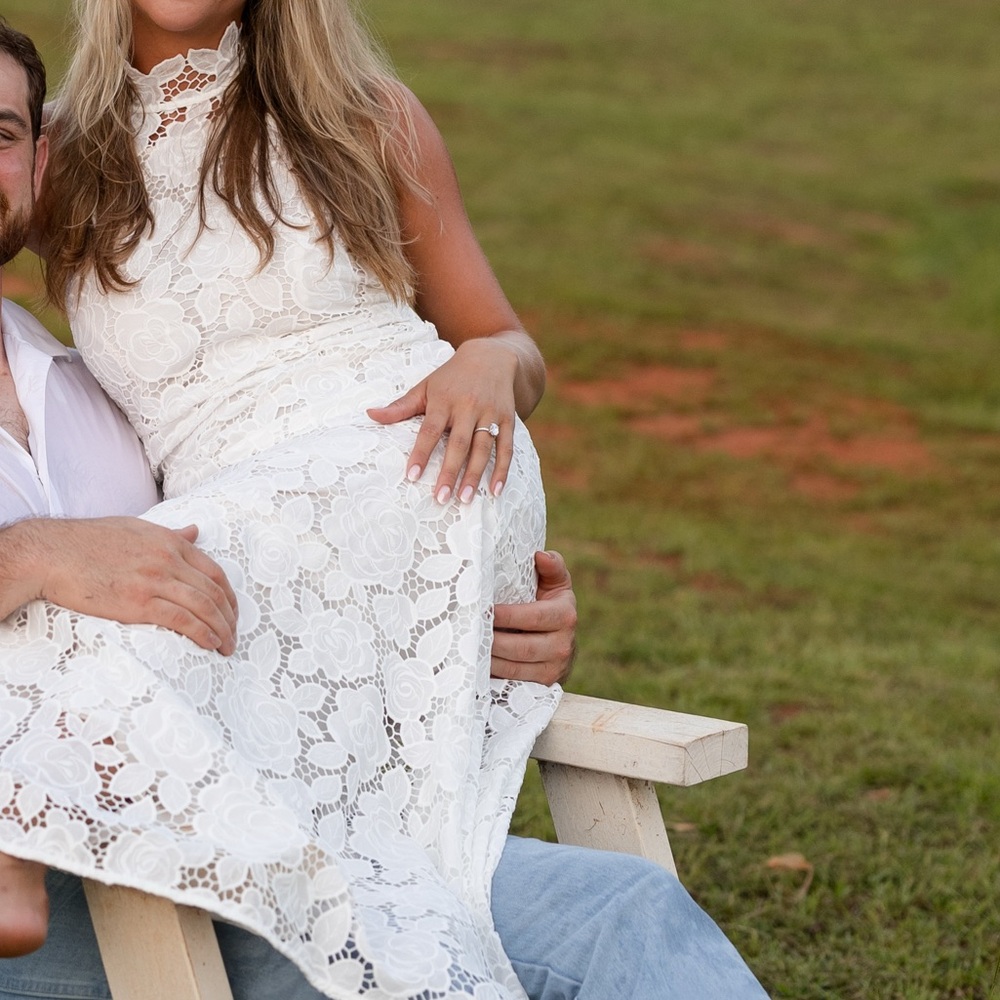 For Love And Lemons White Lace Maxi Dress - Picture 2 of 7